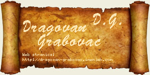 Dragovan Grabovac vizit kartica